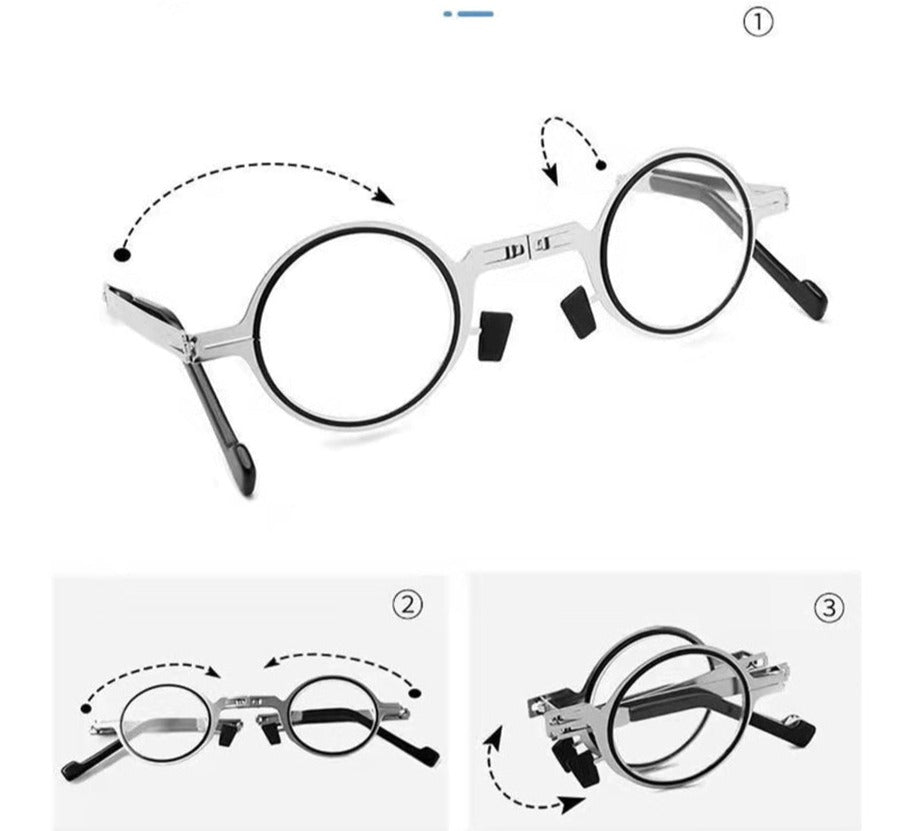 Lunettes de Lecture Pliables Filtre Lumière Bleue Compactes – Image 6