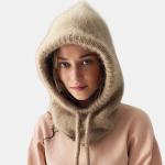 Bonnet d’Hiver Tricoté Doux avec Cordon Ajustable Hats Electro Paris Kaki