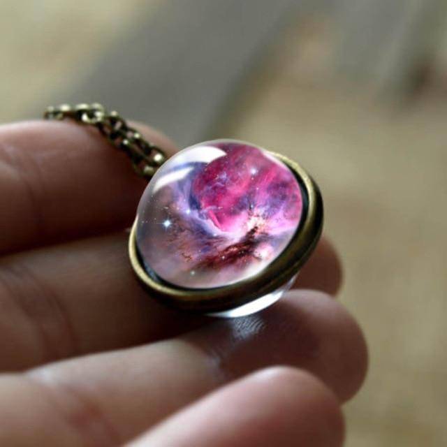 Celestia | Elegant Cosmic Universe Pendant Necklace for Cosmic Enthusiasts 3