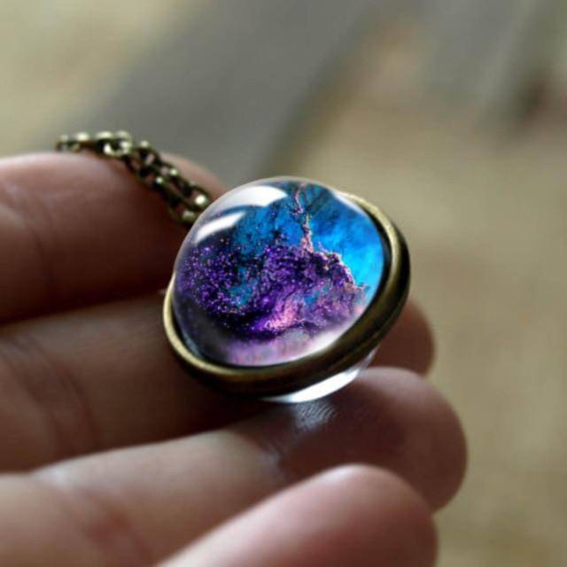 Celestia | Elegant Cosmic Universe Pendant Necklace for Cosmic Enthusiasts 4