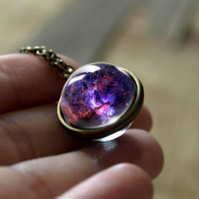 Celestia | Elegant Cosmic Universe Pendant Necklace for Cosmic Enthusiasts 6