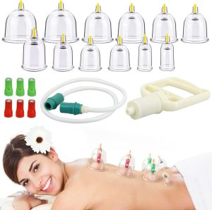 Kit Ventouses Thérapie Sous Vide pour Massage et Acupuncture