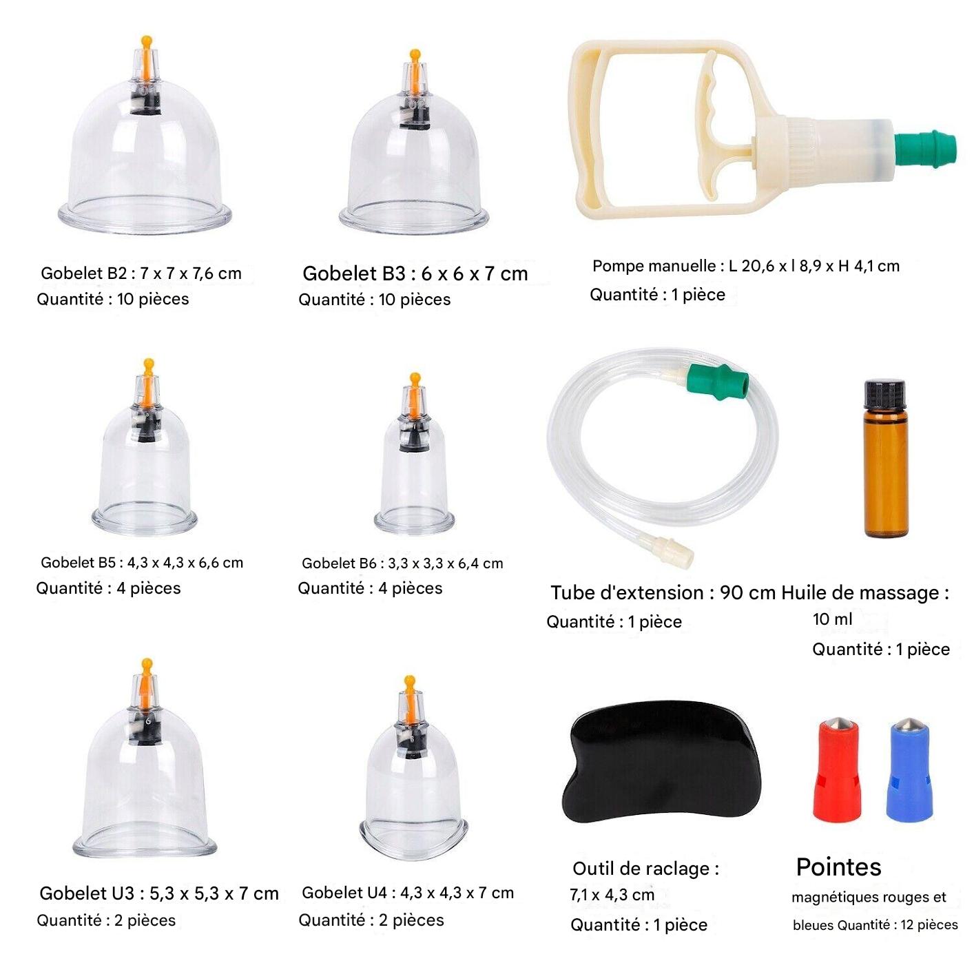 Kit Ventouses Thérapie Sous Vide pour Massage et Acupuncture – Image 5