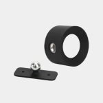 Draadloze Wandlamp – Magnetische Bevestiging, 360° Rotatie & Oplaadbaar Dimbaar Licht-Lamp-DeWoonVallei-Zwart-Aanraakbediening-DeWoonVallei