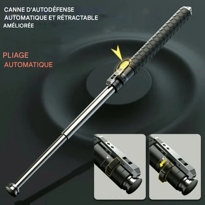 Bâton de Randonnée à Auto-Défense Automatique – Canne de Sécurité pour Activités de Plein Air – Image 8