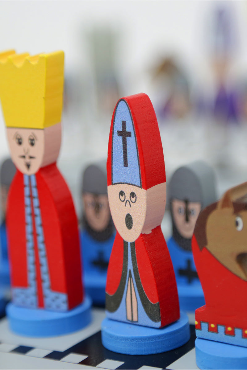 Set d’Échecs en Bois 30x30 cm – Apprentissage et Stratégie – Image 6