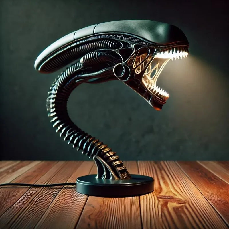 Lampe de Bureau Alien Sci-Fi en Résine Décorative – Image 3