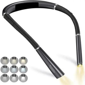 Lampe de Cou Rechargeable pour Tricot et Lecture
