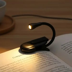 Lampe Liseuse Rechargeable à Pince pour Livre
