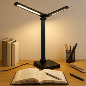 Lampe Bureau LED Moderne Réglable et Compacte