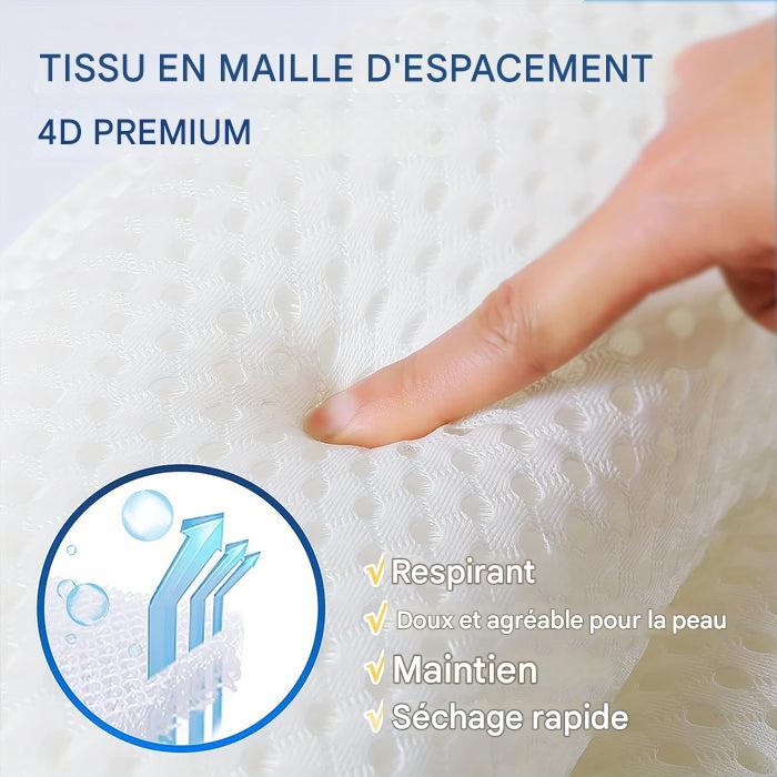 LuxeRest Oreiller de Bain Ergonomique en Maille Soutien Cou Dos – Image 10
