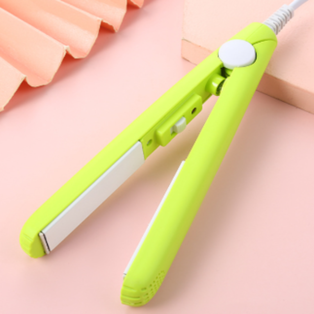 Mini Fer à Boucler Sans Fil avec Baril en Céramique – Fer à Boucler Rechargeable pour Voyage Appareils de soins capillaires Electro Paris Vert