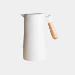 Minimalistische Thermoskan – Dubbelwandige Isolatiefles voor Koffie en Thee-Home & Living-DeWoonVallei-Parelwit-DeWoonVallei