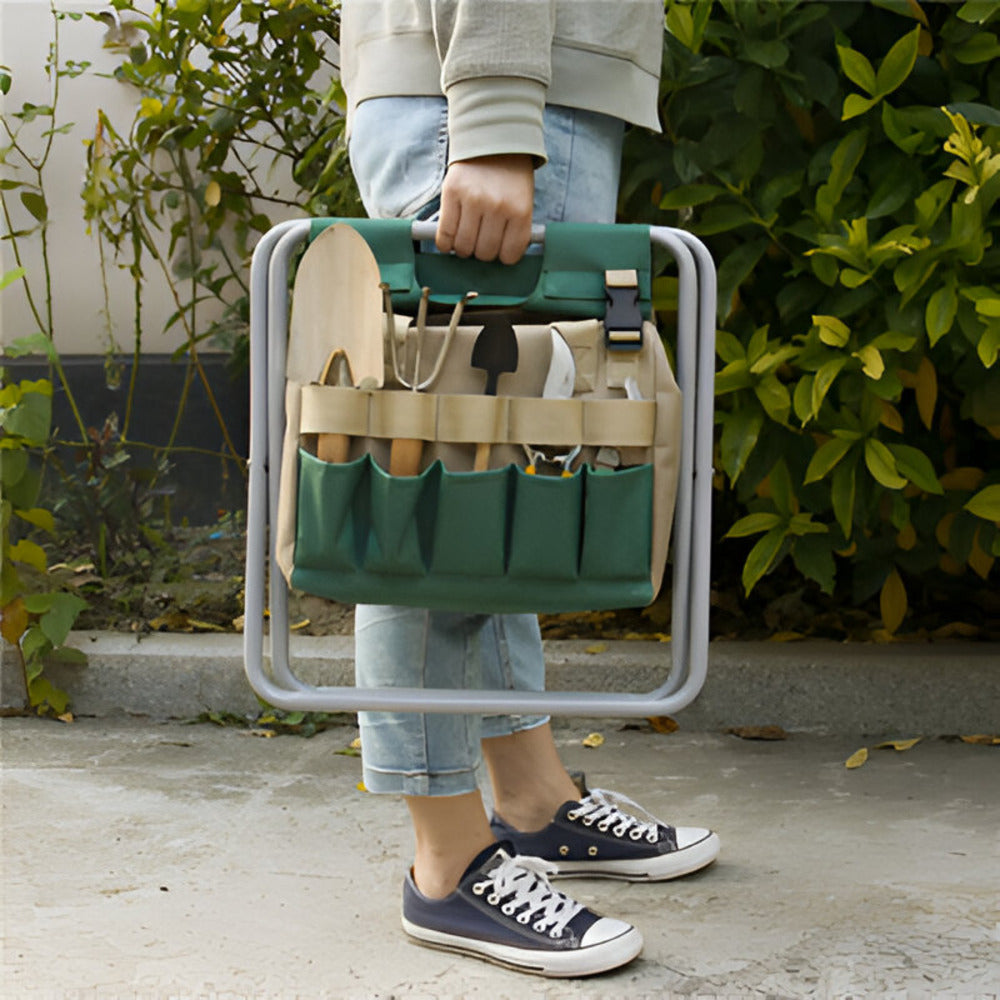 Ensemble d’Outils de Jardin Pliables et Portables – Kit Compact pour Jardinage, Camping et Extérieur – Image 4