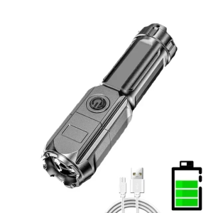 Lampe de Poche LED EDC Aluminium Portable et Puissante