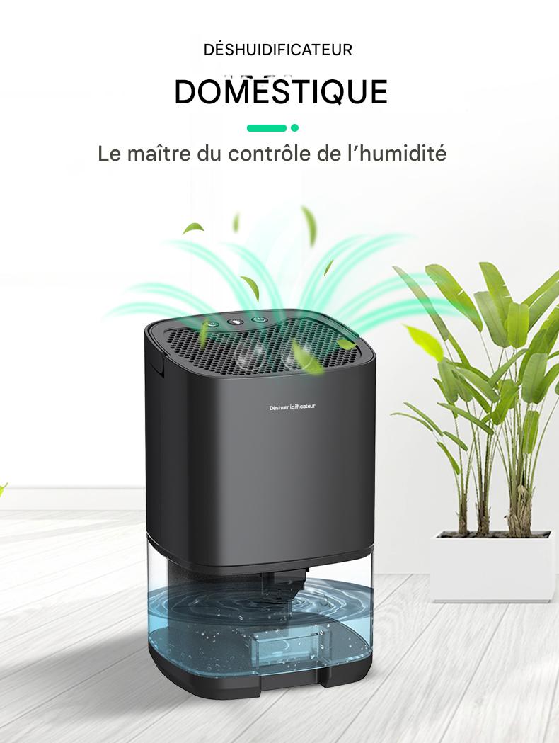 Déshumidificateur d’Air Portable – Silencieux pour Maison et Bureau – Image 3