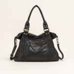 Black Vintage School Bag