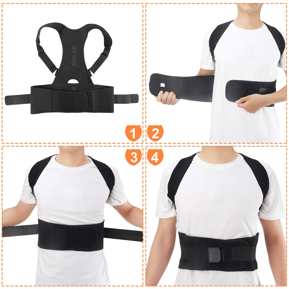 Correcteur de Posture Unisexe Réglable – Maintien Ergonomique pour Dos Droit et Épaules Alignées – Image 3