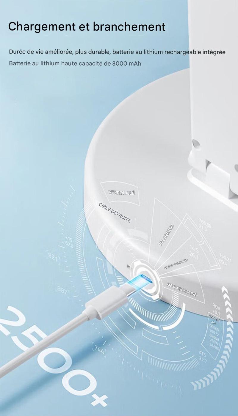 Lampe de Bureau LED Multifonction avec Horloge Numérique Intégrée – Image 9