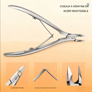 Coupe-ongles Professionnel en Acier Inoxydable pour Manucure Précise