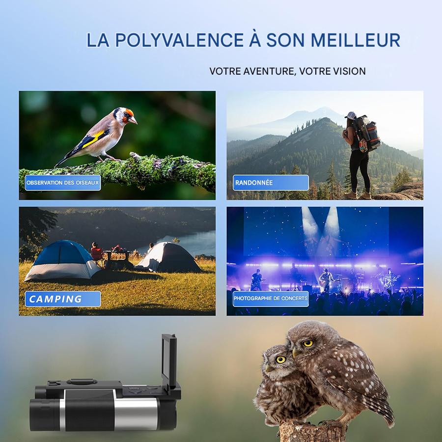 Jumelles numériques zoom 8x avec écran LCD HD pour photos et vidéos – Image 9
