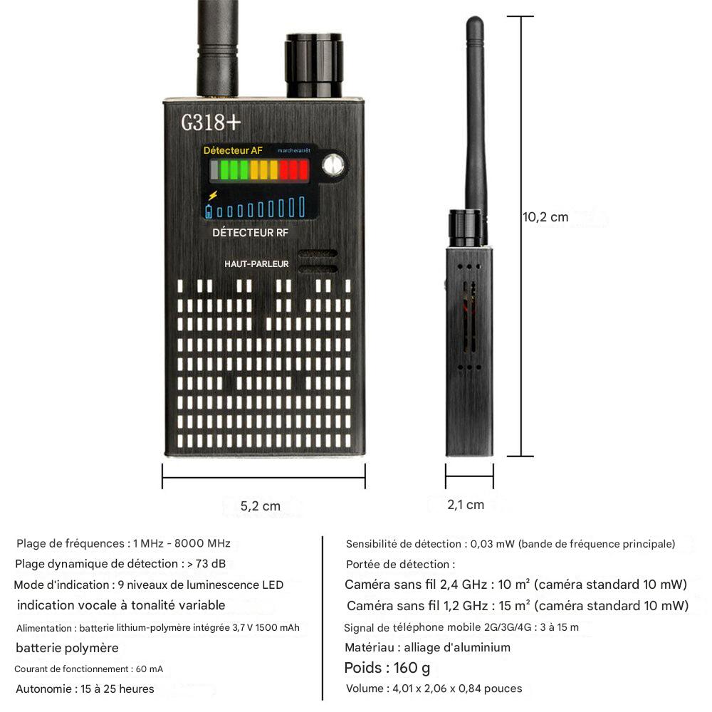 Détecteur de Caméras Cachées et Traceurs GPS pour Vie Privée – Image 6
