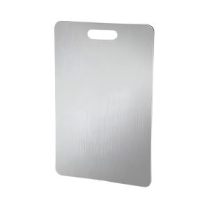 Planche à Découper en Acier Inoxydable – Antibactérienne et Anti-Rayures