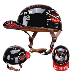 Casque Moto Certifié DOT & ECE Coque ABS Légère