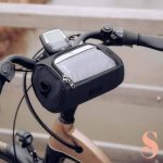 Sacoche Vélo Étanche avec Fenêtre Téléphone – Fixation Guidon