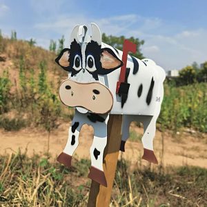 Boîte aux Lettres Animale en Métal Anti-Rouille