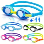 Lunettes de Natation Enfant Anti-Buée Étanches 3-12 Ans