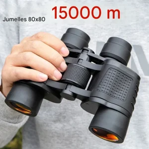 Jumelles Professionnelles 80X80 Longue Portée HD