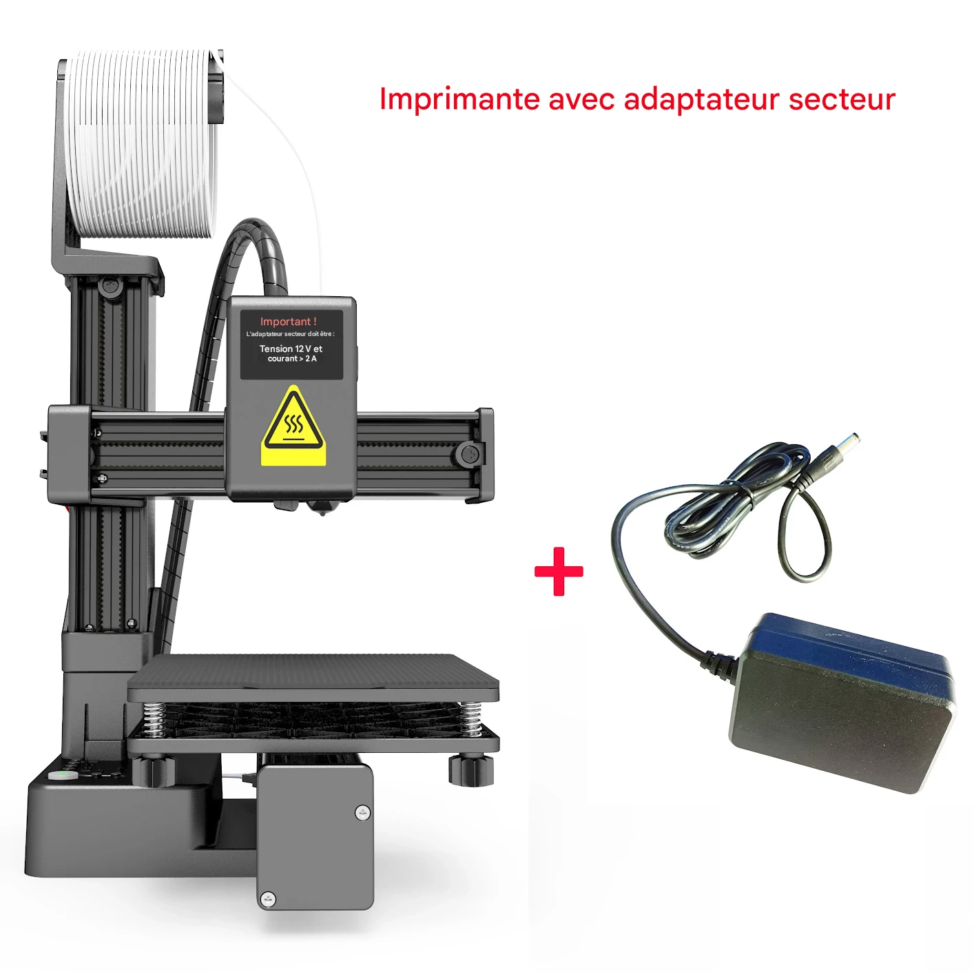 Imprimante 3D EasyThreed Débutant Compatible PLA TPU 1,75mm – Image 3