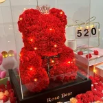 Ours Rose Éternelle Artificielle Cadeau 2026