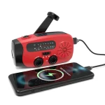 Radio Multifonction d’Urgence – Manivelle, Solaire et LED