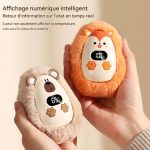Chauffe-Mains Portable en Peluche – Température Réglable Durable