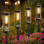 Lanternes Solaires Extérieures LED pour Jardin et Terrasse