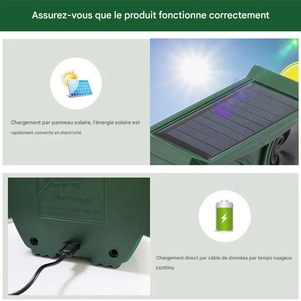 Répulsif Pigeon Ultrasons Extérieur Puissant et Efficace – Image 9