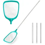 Filet Écumoire Étang et Piscine avec Poteau Rétractable