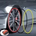 Bande de Protection Jante Voiture 8M Noir avec Insert Couleur