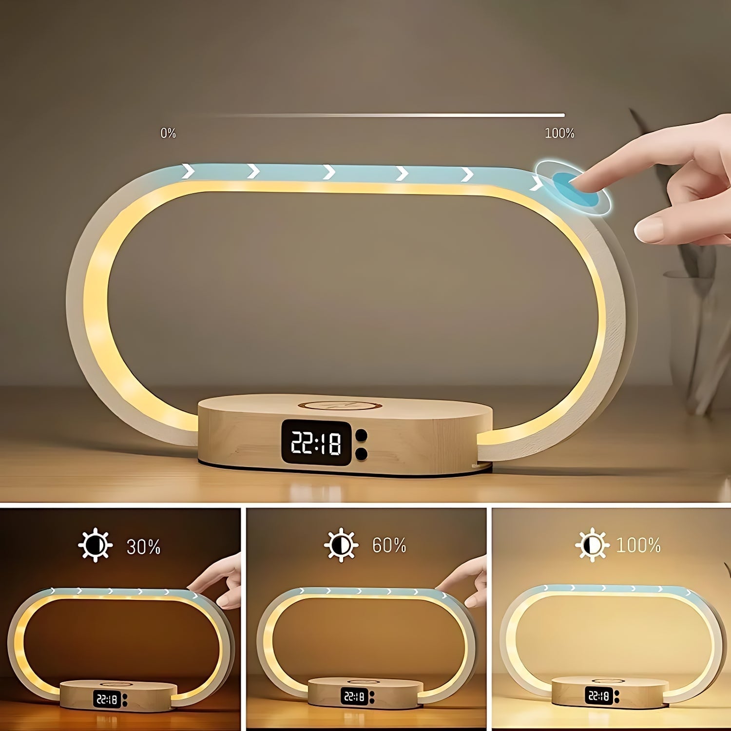 Réveil Lumière Thérapie LED pour Sommeil et Bien-Être – Image 4