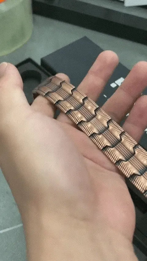 Bracelet Magnétique Cuivre Énergie Bien-Être Quotidien – Image 6
