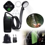 Douche Portable Camping 6000mAh LED Rechargeable Extérieur