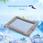 Tapis Rafraîchissant Animaux Chien Chat Respirant Été Confort Doux