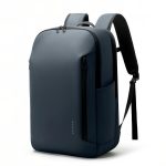 Sac à dos waterproof ordinateur ergonomique ErgoLink, design élégant et sombre bleu foncé