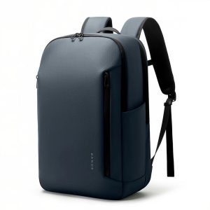 Sac à dos waterproof ordinateur ergonomique ErgoLink, design élégant et sombre bleu foncé