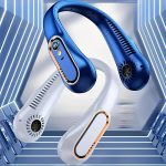 Ventilateur Tour de Cou Silencieux Léger Portable Refroidissement Personnel