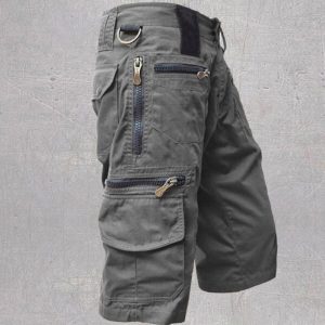 Short Homme Robuste Multi-Poches Confort Extérieur Quotidien