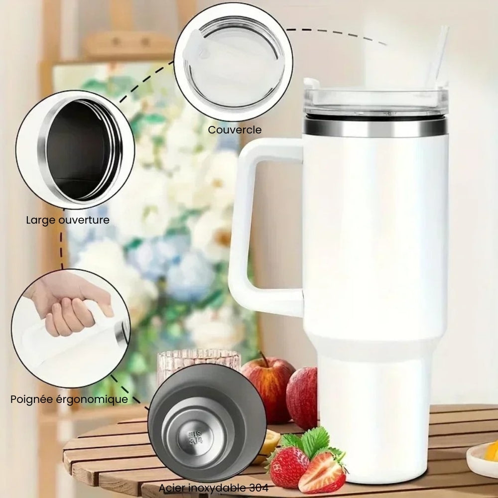 Bouteille Isotherme Grande Capacité Sport Randonnée – Image 18