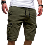 Short d'été homme décontracté poches fonctionnelles
